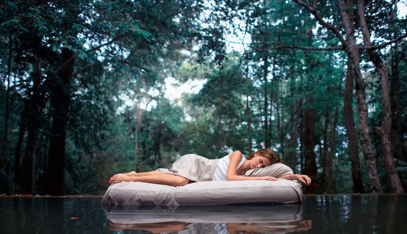 Sleeping under the forest canopy at Serensia Woods