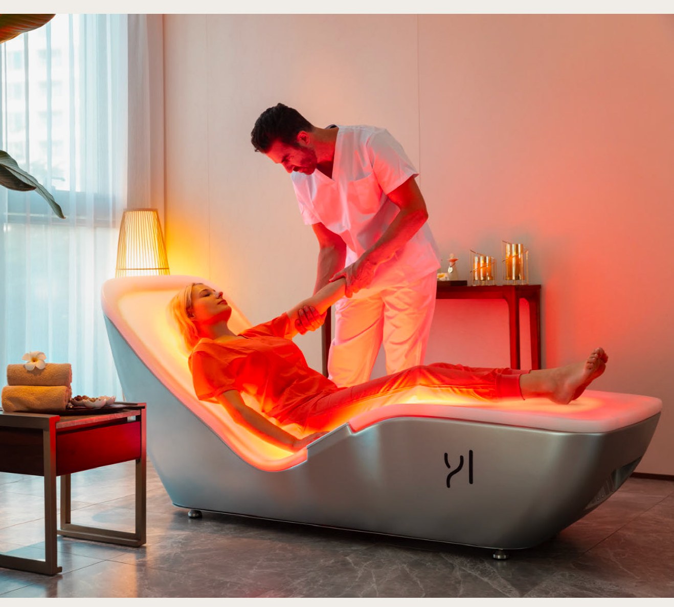 Energy Lounger therapy at Serensia Woods